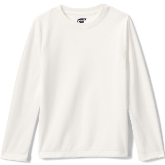 Lands' End Kids Soft Jersey Sleep Top, Ivory, Unisex, NWT - Picture 1 of 2